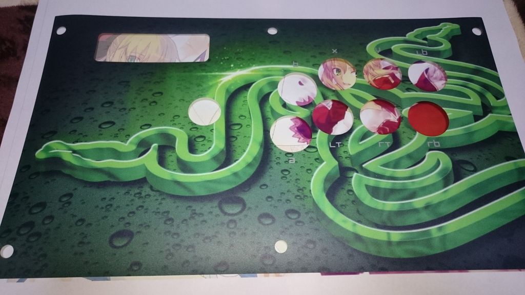 Razer Atroxの天板カスタムと隼レバーへの交換 魔王の引き出し