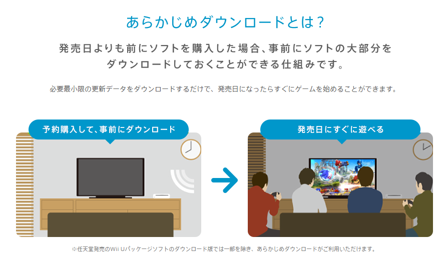 Wiiu 3ds 任天堂の あらかじめダウンロード は何時に配信開始されるのか 魔王の引き出し