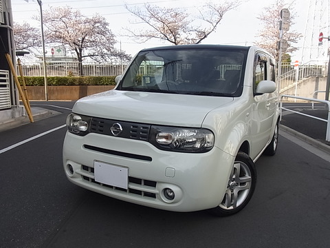 22年式 日産 キューブ 15g ガラスルーフ ブラウンインテリア 純正ナビtv バックカメラ Etc 純正16aw 車検33年5月 令和登録 Vertex