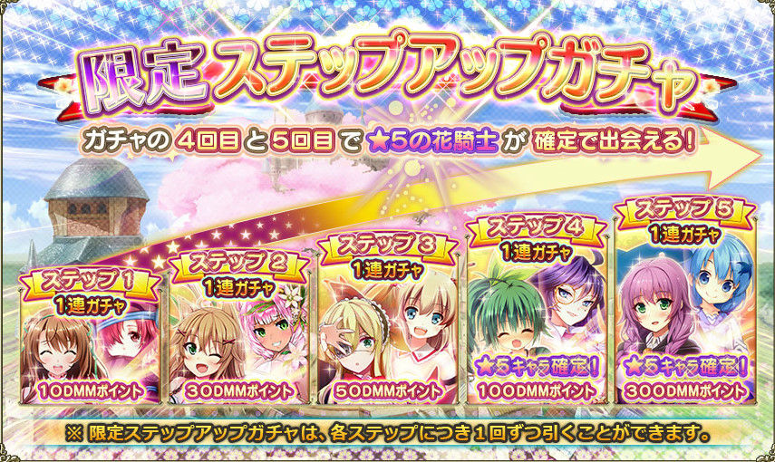 ステップアップガチャ引いてみた Flower Knight Girl 花騎士な日々 Flower Knight Girl ステップアップガチャ引いてみた Flower Knight Girl 花騎士な日々 Flower Knight Girl