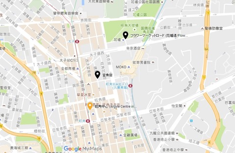 花墟道map