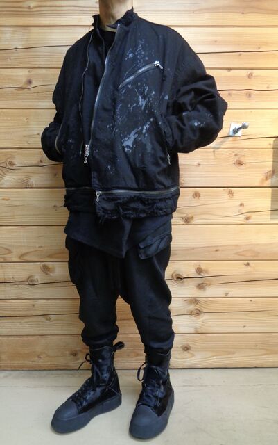 juliusジャケット JULIUS PRE-SS23 807BLM4-BK : VIBE_nagano/JULIUS・The Viridi