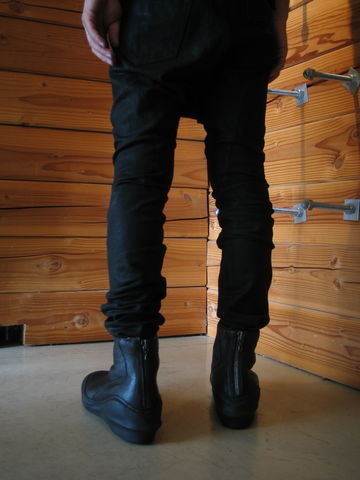 パンツ julius 477PAM12 ユリウス JULIUS 12oz Coated Denim Tapered Gasmask Cargo