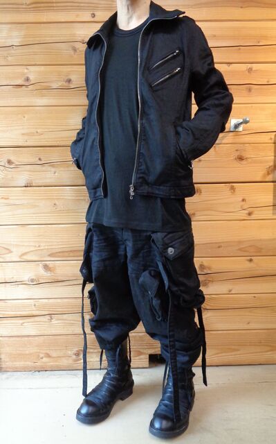 JULIUS AW21 [_PERMANENT] 757PAM13-BK : VIBE_nagano/JULIUS・The 