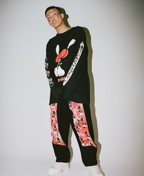 KIDILL グラフィックプリント長袖カットソー 24aw ロンティー