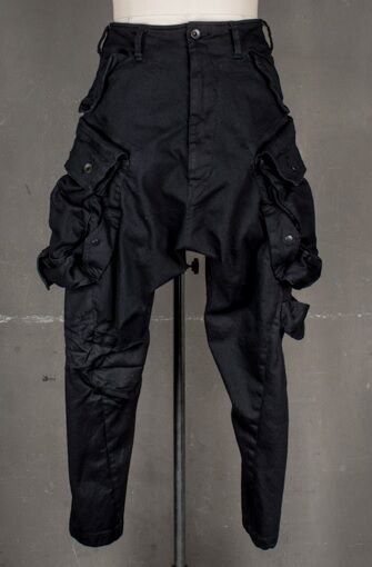 JULIUS AW20 [ DUKKHA;] 717PAM15-BK : VIBE_nagano/JULIUS・The