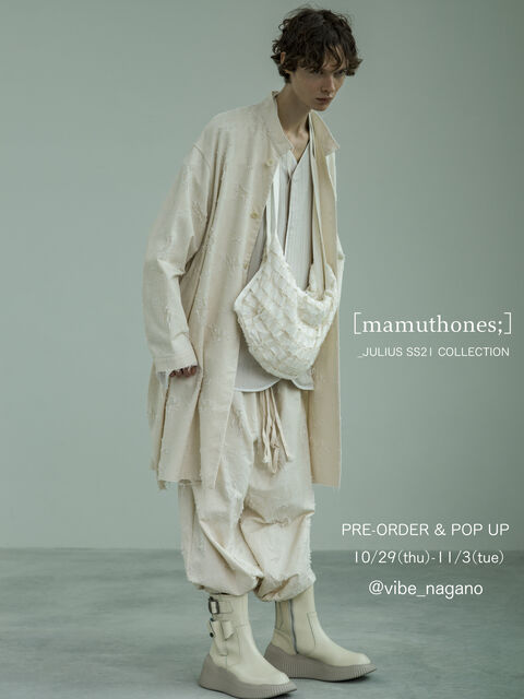 JULIUS SS21 入荷アイテムリスト : VIBE_nagano/JULIUS・The Viridi