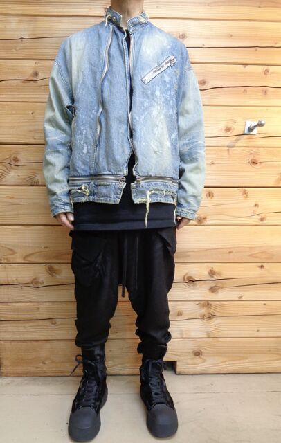 juliusジャケット JULIUS[ユリウス] / GORDINI SLASHING HIGH NECK スラッシング