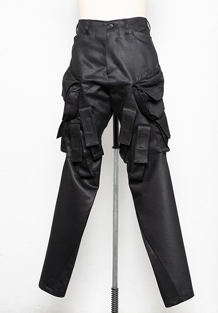 レア美品 JULIUS 07FW ベンディング ベルテッド パンツ サイズ2 レア美品 JULIUS 07FW ベンディング ベルテッド パンツ サイズ2