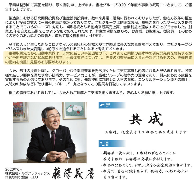 これから投資すべき中小型銘柄を探す 今回はアルゴグラフィックス 年７月 資産運用 Vic ビク の投資コーポレーション