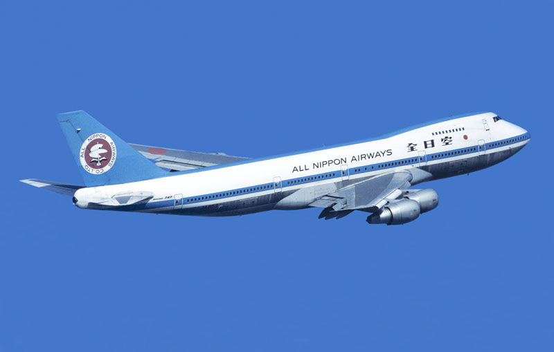 ANA B747SR-81 JA8159 モヒカン塗装