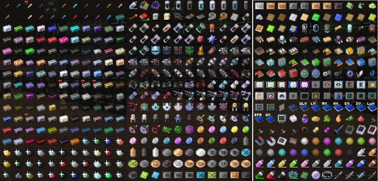 Gregtech Mod Chart Retrogregtive ~色んなGregtechでまったり遊ぶ~:(GTCEu Modern) All the Mods 9 雑プレイ記