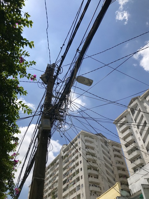 電線上１