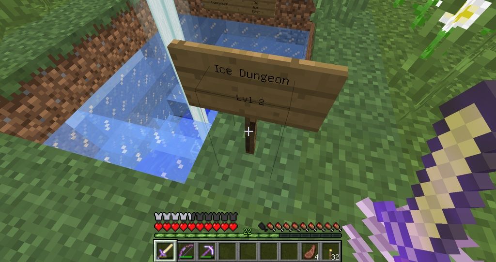 Enderbent 氷の洞窟 2 村から始めるminecraft