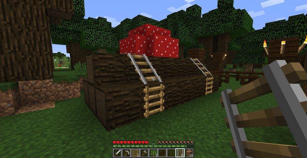 木こりの家を作る 2 村から始めるminecraft 木こりの家を作る 2 村から始めるminecraft