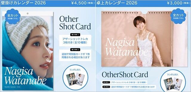 カレンダー高すぎﾜﾛﾀｗｗｗ 渡邊渚って金儲けの天才？おまえらどう思う？ｗ