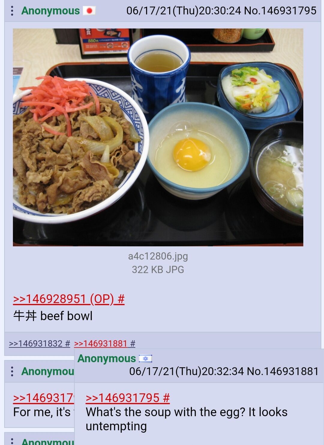 画像 日本人 日本では牛丼に生卵をかけて食うんだぜ 外国人 ファッ Vipなニート
