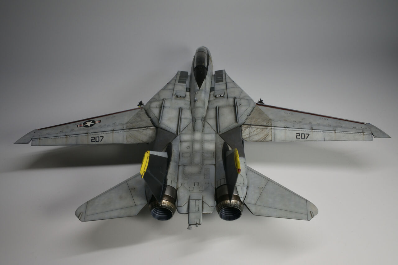 F-14 トムキャット　完成品 タミヤ 1/48 F-14A トムキャット 完成品TAMIYA 完成品- 模型工房M