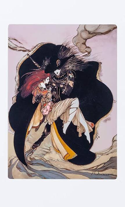 天野喜孝 剣 シルクスクリーン 版画 天野喜孝 版画 特大シルク