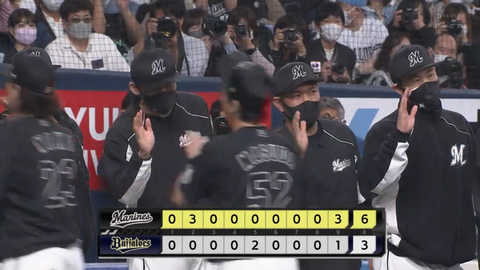 4月24日　オリックス３－６ロッテ　先発佐々木朗が5回2失点の粘投で3勝目！髙部3打点など打線が援護しカード勝ち越し！