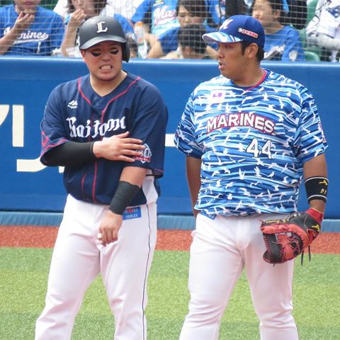 西武山川穂高さんとロッテ井上晴哉さんの見分け方