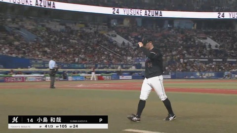 先発小島、5連打3者連続タイムリーを浴び逆転許し降板…