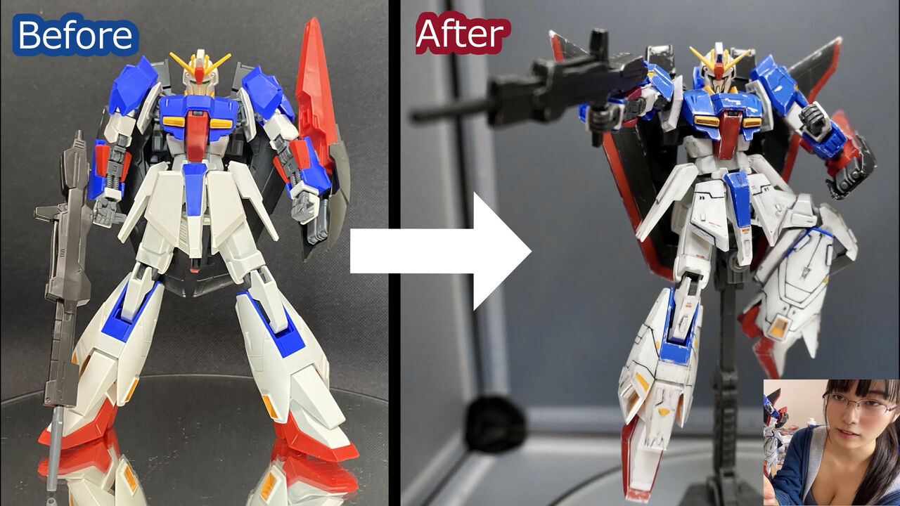 画像 オタク女子 おっぱい出してガンプラ作った 0万再生 まとめウォッチ速報