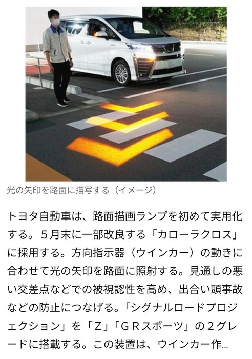 【朗報】 世界のTOYOTA、ウインカーに革命を起こすｗｗｗｗｗｗ