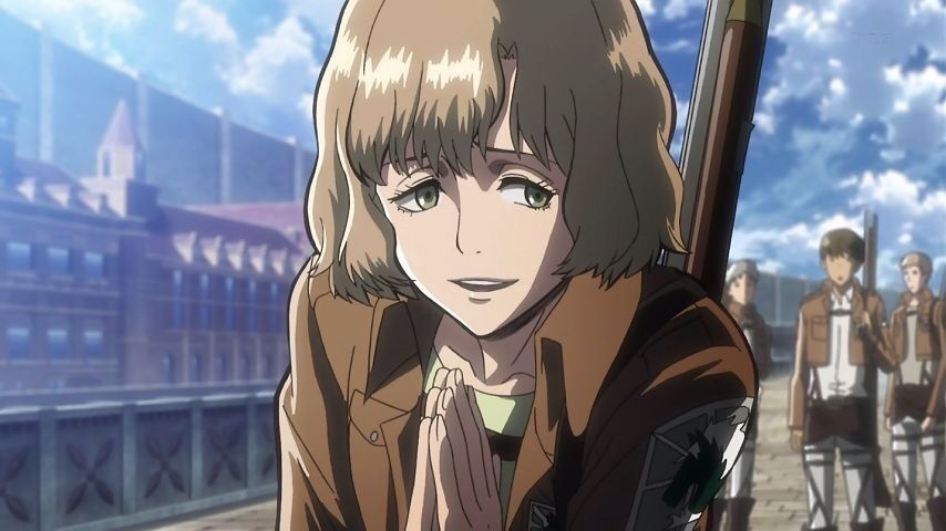 進撃の巨人 アニメ終わったから言うけどヒッチちゃん可愛い 画像あり 進撃のアニメ兵団