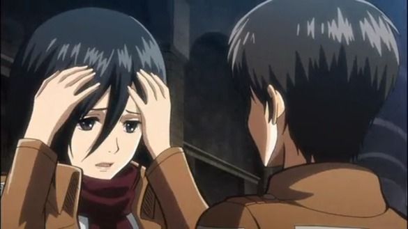 ミカサ エレンは私の事どう思ってるの エレン そりゃお前 進撃のアニメ兵団 ミカサ エレンは私の事どう思ってるの エレン そりゃお前 進撃のアニメ兵団