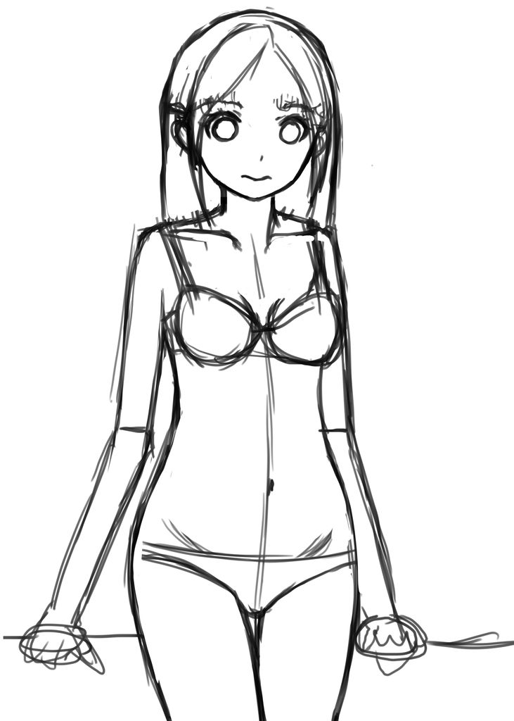 イラスト 水着の女の子 のんびりどうでしょう