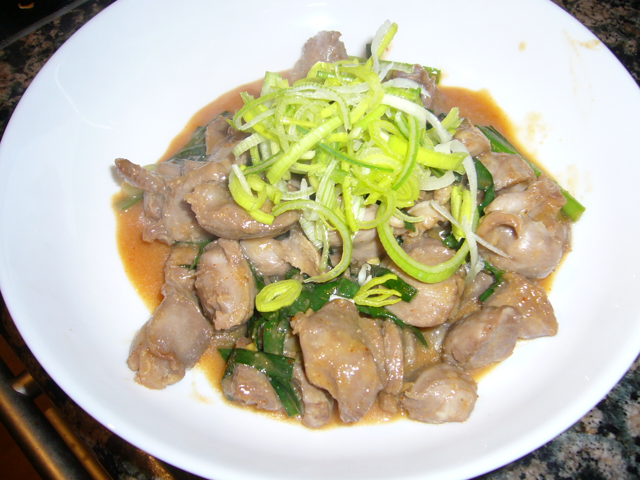 ドイツでも作れる 砂肝の辛味噌炒め 簡単レシピ Bonjour みぃ日記 美沙緒j Habite A Berlin