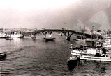 1955(昭和30)年:船橋市湊町1・漁港にかかる湊橋とその周辺