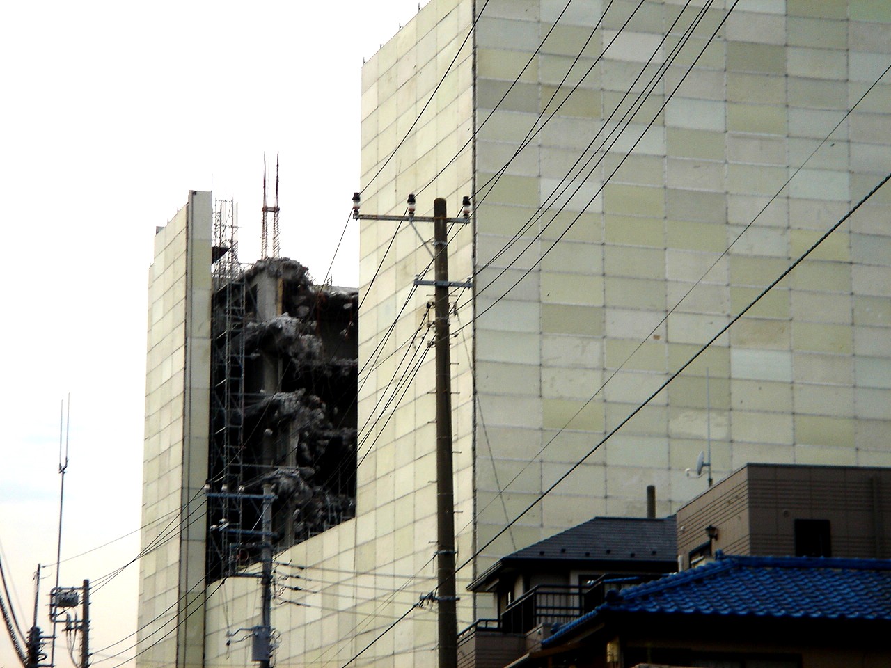 耐震強度偽装問題 39 グランドステージ船橋海神解体 1 ビビット06part2