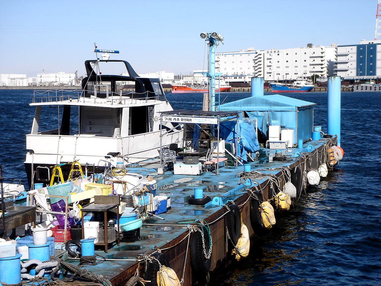 自然豊かな船橋 船橋市高瀬町桟橋のつり船内木 1 ビビット11part1