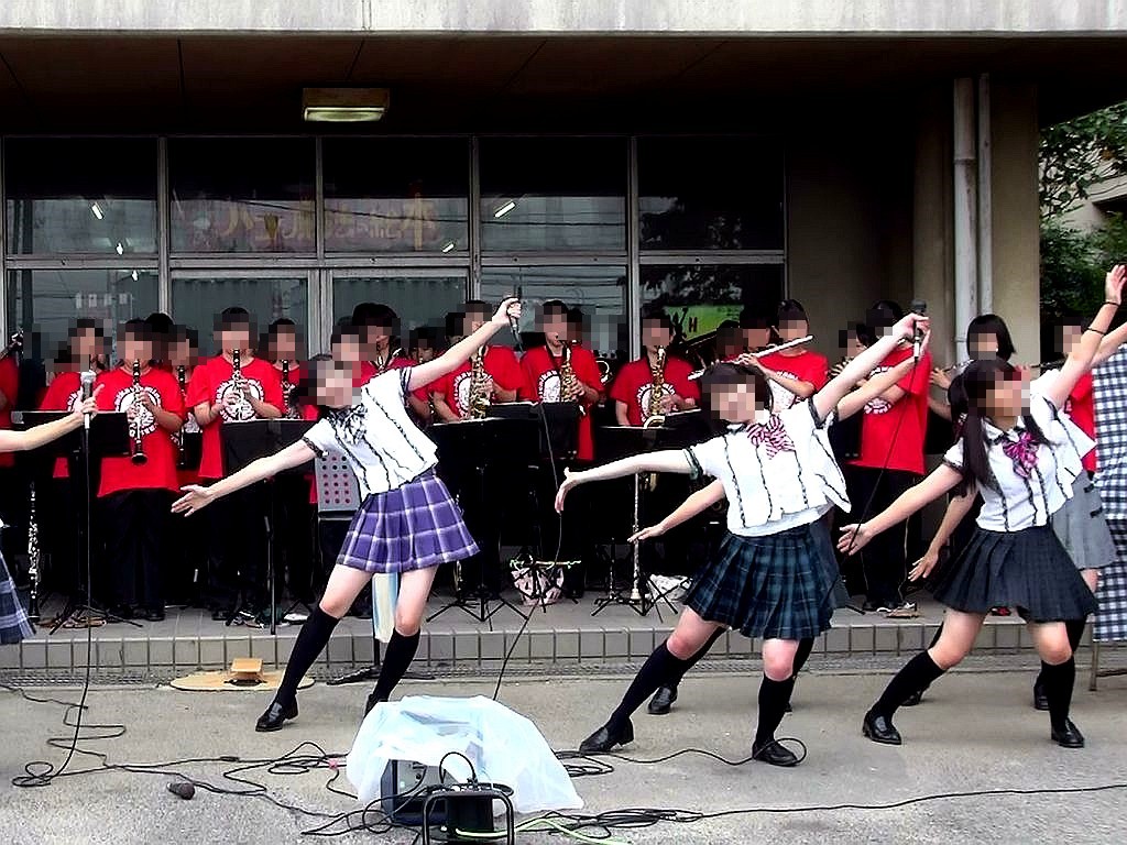 学園祭14 千葉県立市川南高校の鵬祭 吹奏楽部ミニコンサート 13 ビビット22 14