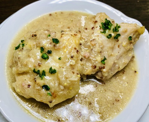 鶏もも肉のマスタード煮込みのコピー