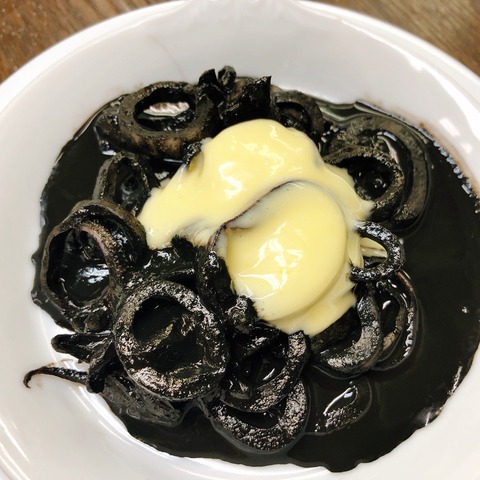 ヤリイカの墨煮
