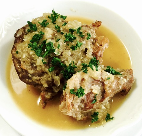豚ほほ肉の白ワイン煮込み