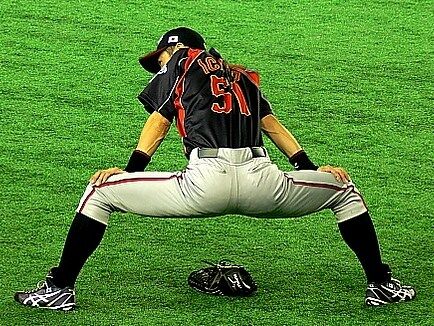 イチローの腰割股割