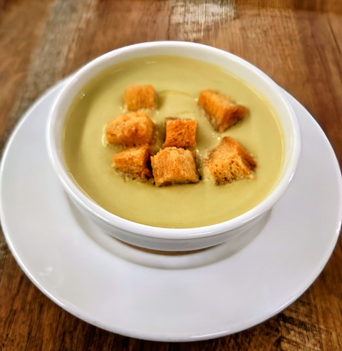 枝豆とえんどう豆の冷製グリーンポタージュ