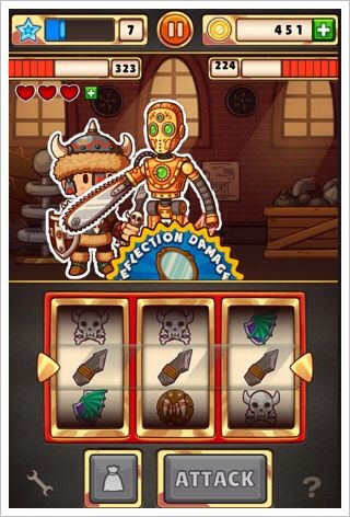 Spin Hero デザイン最高 中身もおもしろいスロットrpg App Attack