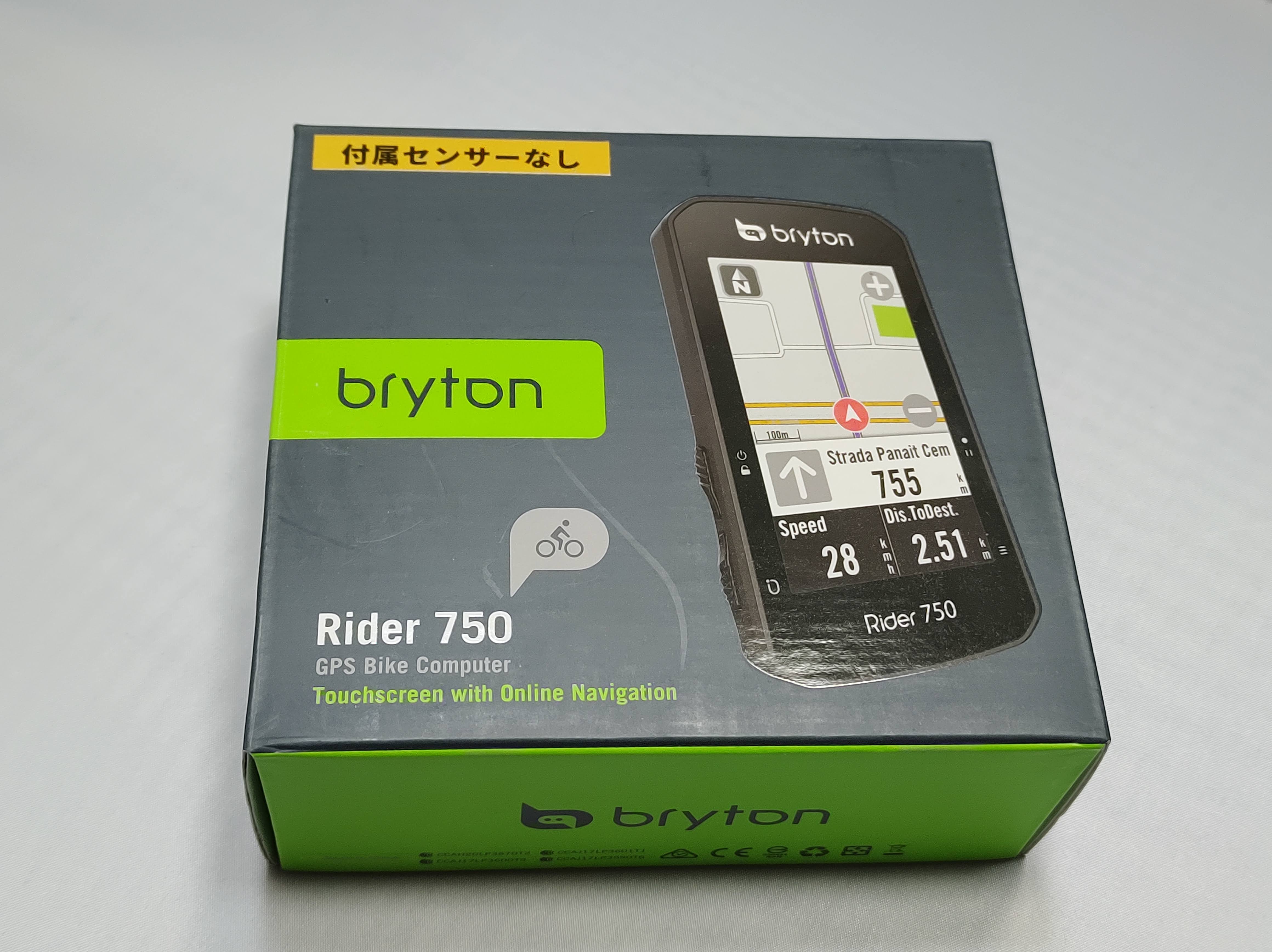 【美品】Bryton Rider 750 サイコン　付属センサーなし Bryton Rider 860 Brytonサイクルコンピューターのフラッグ