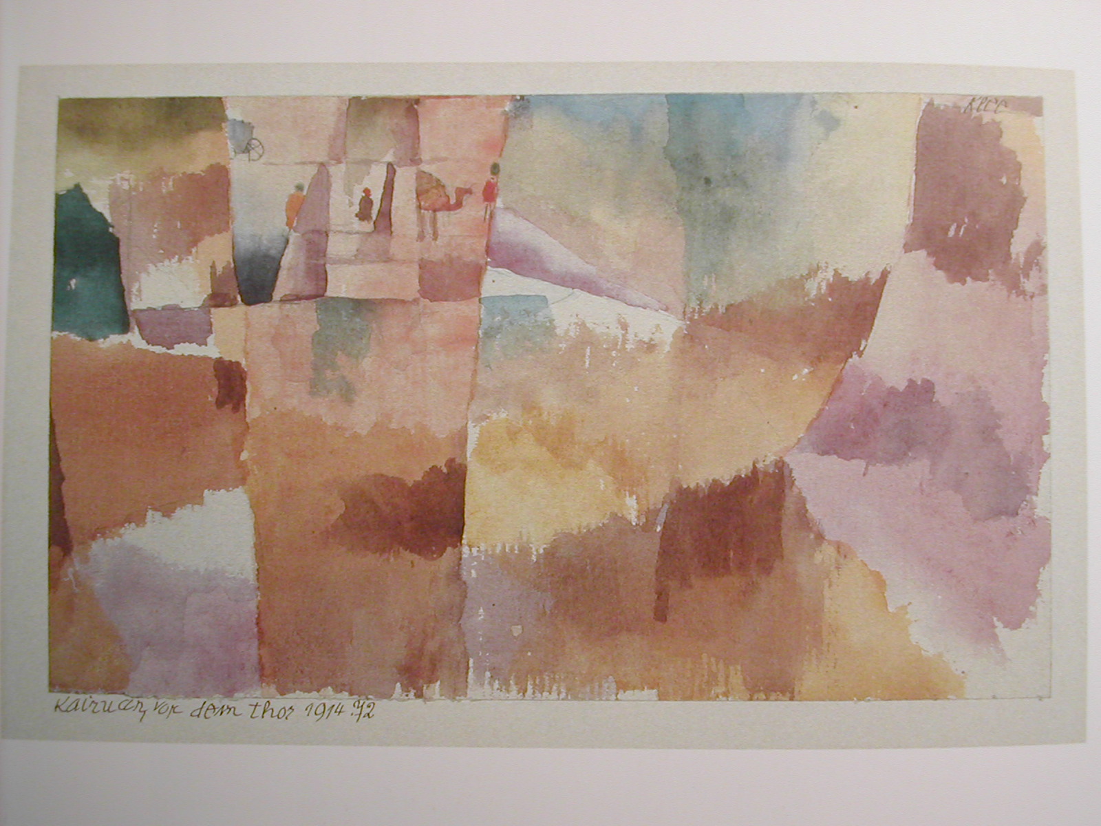 パウル・クレー、Paul Klee、【アルプスの谷間】、希少な画集画 パウル・クレー、Paul Klee、【アルプスの谷間】、希少な画集画