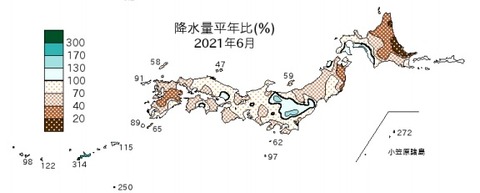 20210717インフラファンド6月降水量