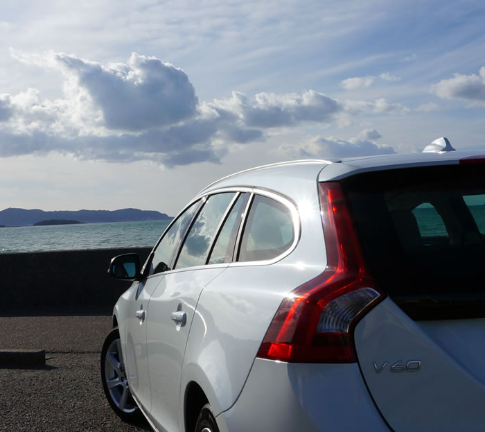 218 ボルボv60館山へドライブその３原岡海岸と燃費 ボルボv60購入記 Volvoにたどり着くまでの長い道のりと輸入車ライフ