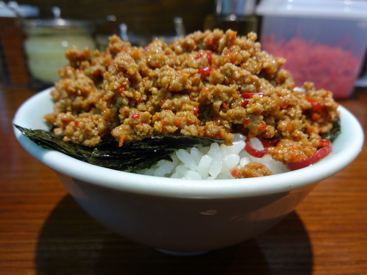 かなや 方南町 濃厚ラーメン780辛ミニひき肉ごはん170 Mothrahead15