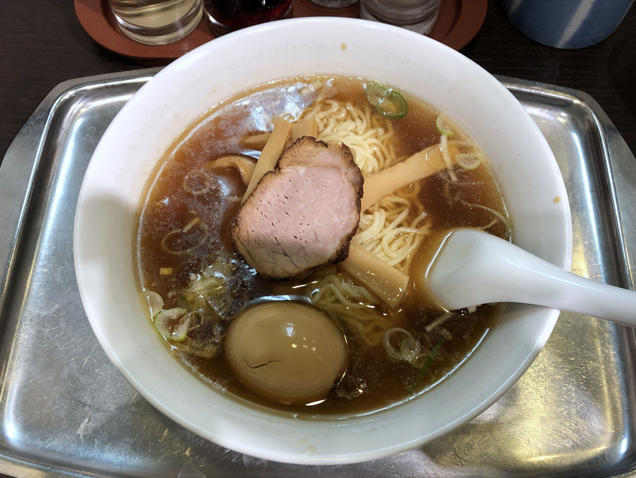 大勝 柏 ラーメン小 麺1玉 650味付け玉子100 Mothrahead15