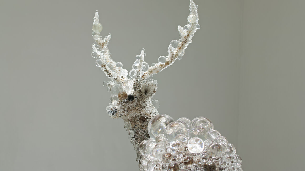十和田市現代美術館の名和晃平《PixCell-Deer#52》をsd Quattro 十和田市現代美術館の名和晃平《PixCell-Deer#52》をsd Quattro