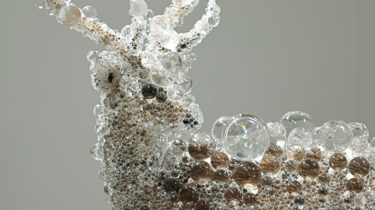 十和田市現代美術館の名和晃平《PixCell-Deer#52》をsd Quattro 十和田市現代美術館の名和晃平《PixCell-Deer#52》をsd Quattro